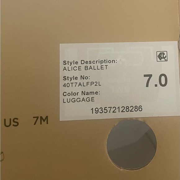 Michael Kors Alice ballet Leather . - Picture 5 of 5